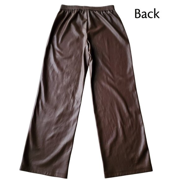 Black Tape Brown Wide Leg Pants - Picture 3 of 15